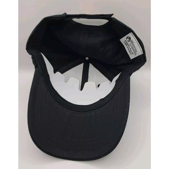 Whitetails Unlimited Strapback Baseball Cap Black Patch Embroidered NEW NWOT‎ - Picture 7 of 7